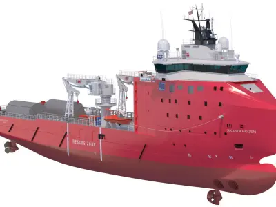 Multi Role Vessel Skandi Hugen 3D model