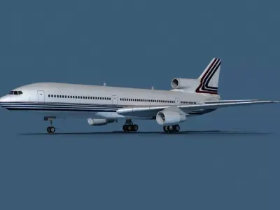 Lockheed L-1011-50 Corporate 5 3D model