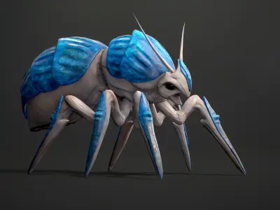 Beetles Fantasy1 Pack - Game Ready Low-poly 3D model