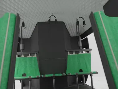 Huey Helicopter civilian version 3D model