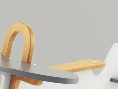 Childrens toy aircraft 3D model