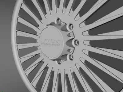 WHEEL BASED on JTX FORGED STILETTO 3D model