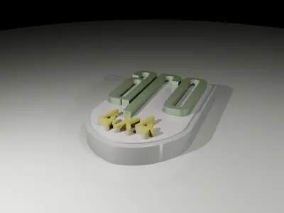 ARO 4x4 SUV Logo  3D print model