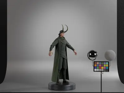 Loki - God of Mischief Low-poly 3D model