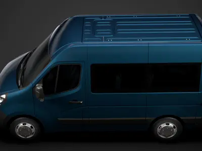 Opel Movano L1H2 WindowVan 2020 3D model