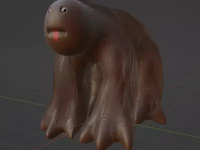 free dog model Free 3D model