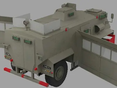 AT 105 SAXON PATROL - NORTHERN IRELAND 3D model