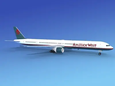 Boeing 757-300 America West 1 3D model