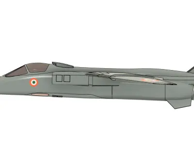 Sepecat Jaguar 3D print model