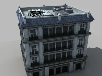 European Building 3D model