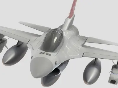 F-16 aircraft 3D model