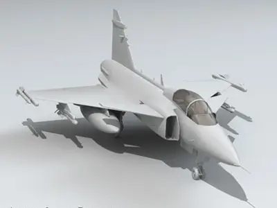 JAS 39 Gripen 3D model