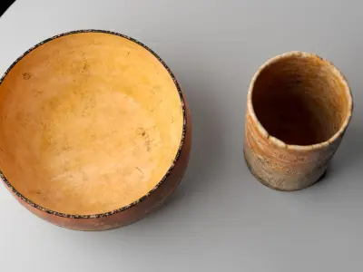 Ancient Clay Pots Low Poly PBR Low-poly 3D model