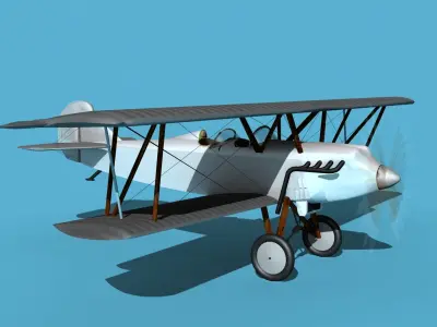 Travelair 2000 V00 3D model