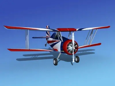 Grumman G-164 AgCat V17 Sport 3D model
