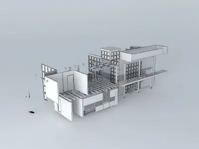 Industrial part Free 3D model