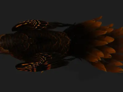 Kestrel B9 Low-poly 3D model