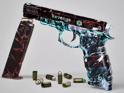 Revenge Vulcano Low-poly 3D model