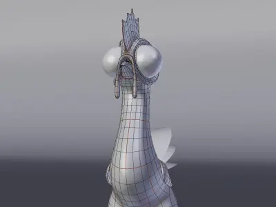 Hei-hei Moana chicken Free 3D model