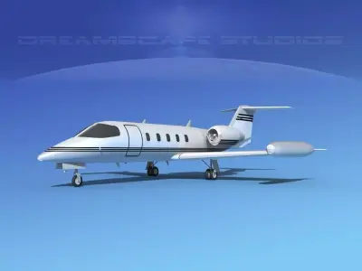 Gates Learjet 35 V02 3D model