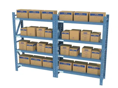 Warehouse Rack Storage 3D model