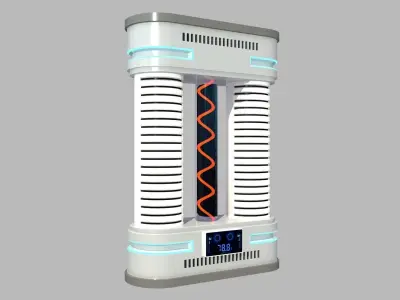 3D AIR COOLER GAME PROP Low-poly 3D model