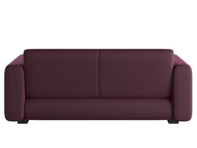 Purple Sofa Free 3D model