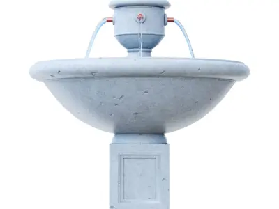 Rochefort Fountain 3D model