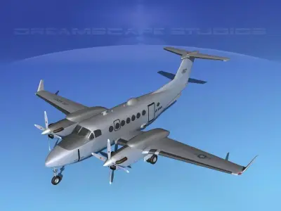 Beechcraft MC-12W Liberty V02 3D model