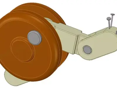 Creeping snail Free 3D model