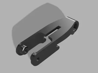 Piper ArcherII PA28-181 with flaps keychain 3D print model