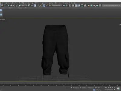 Pants Low-poly 3D model