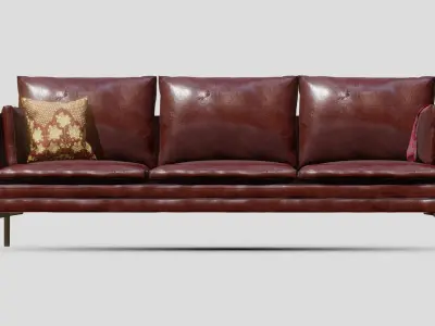 Couch Free low-poly 3D model