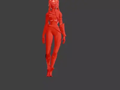 SCARLET Free Sci-fi 3D print model