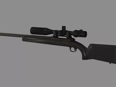 M24 Sniper Rifle Low-poly 3D Model Low-poly 3D model buy