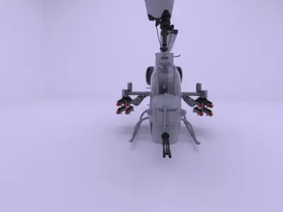 Helicopter ah1w 3D model