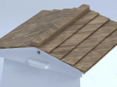 Wooden Beehive 3D model