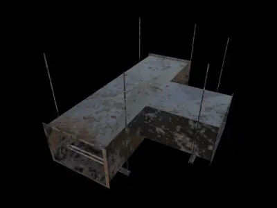 Modular Pipes Vents and Wires pack Low-poly 3D model