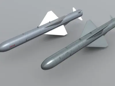 C-802AK - YJ-83 Chinese Anti-Ship Cruise Missile 3D model