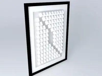 Framed picture Free 3D model get