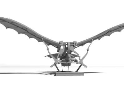 Leonardos plane for Print 3D print model