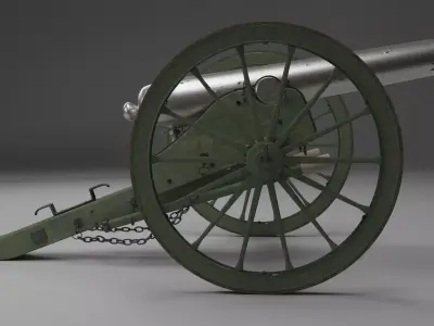 Field Cannon 3D model