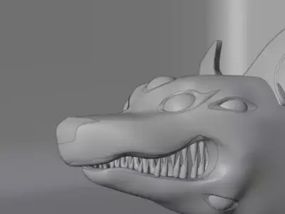 The Kitsune Akuma  3D model