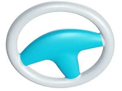 Kids Steering Wheel Toy 3D model