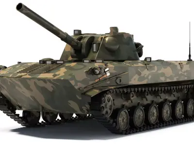 SPH 2S9 Nona 1979 3D model