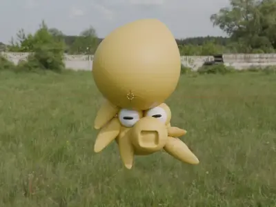 legendary octopus 3D model