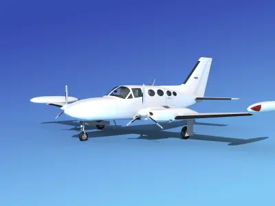 Cessna 421 Golden Eagle V19 3D model