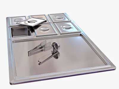 Buffet Equipment 3D model