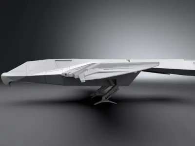 Hawks Fighter Scale model 3D print model