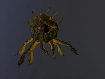 Monster Eye Low-poly 3D model